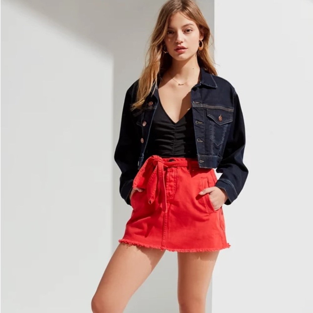 Red Mini Skirt